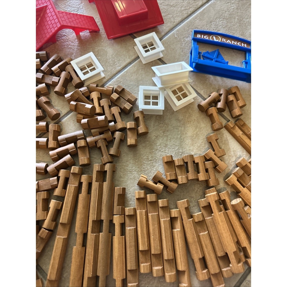 Lincoln Logs White River Ranch Incomplete set. - Picture 4 of 10